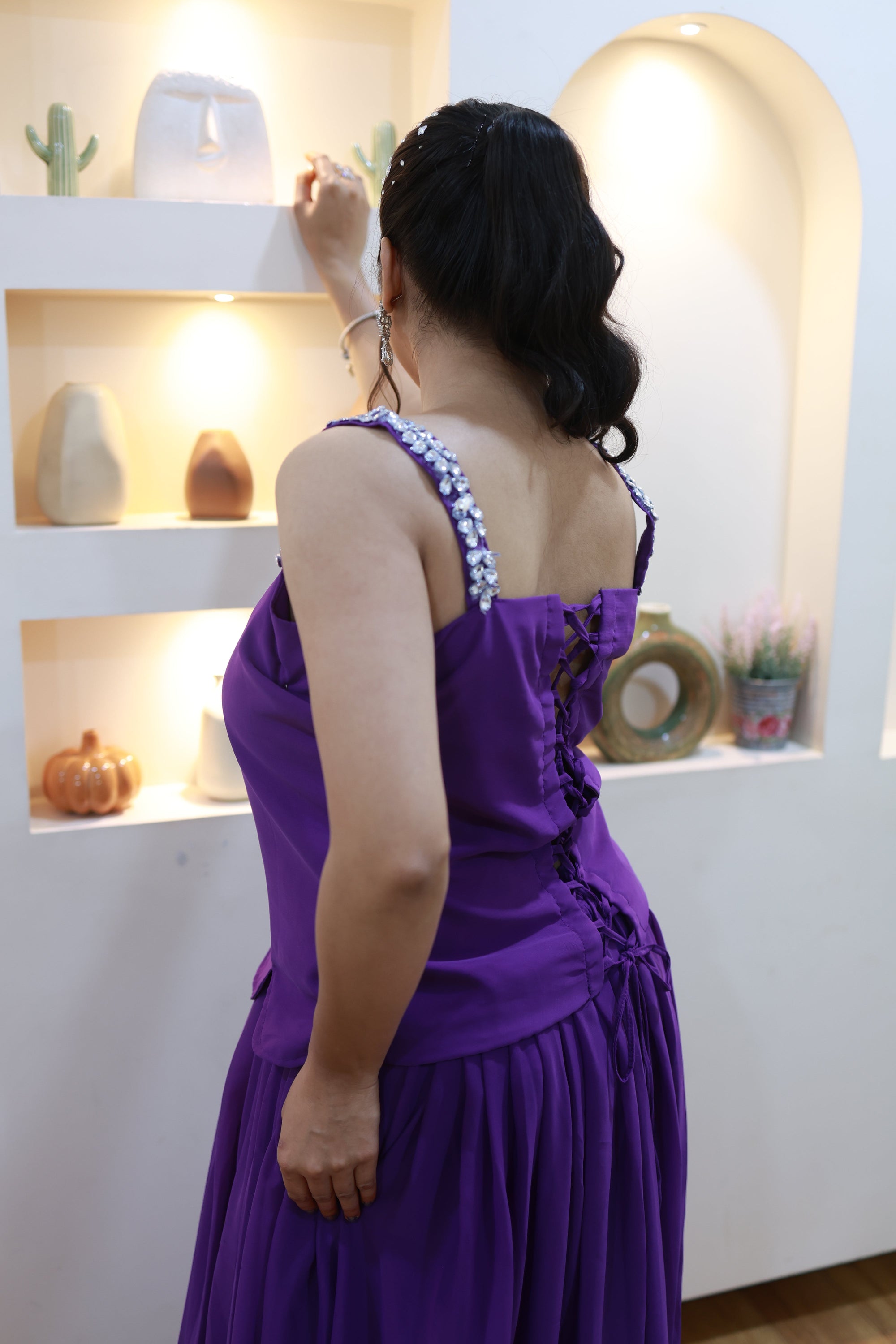 Violet Muse – Flowing Purple Ensemble (Emperia Collection)